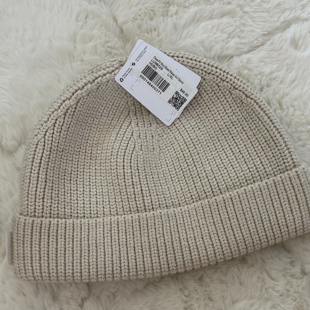 Lululemon Athletica Close-Fit Wool-Blend Ribbed Knit Beanie